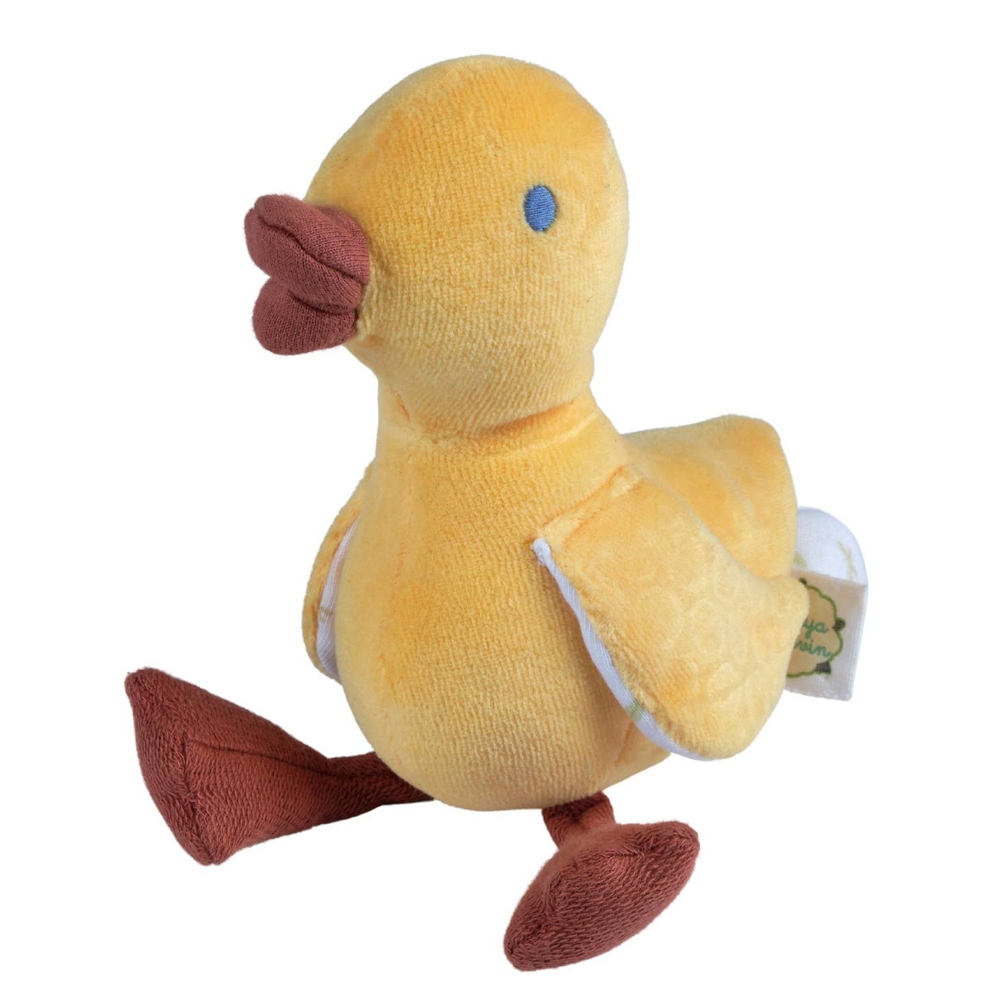 Tara the Duck - Baby Organic Musical Toy - Tikiri Toys - Fair Trade, photo 2 of 5