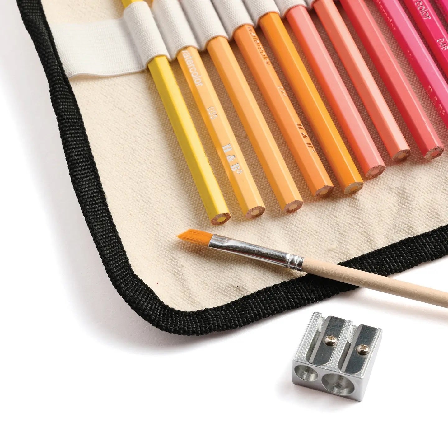 Watercolor Pencil Set of 36 in Canvas Rollup - Eco-Kids, photo 2 of 5