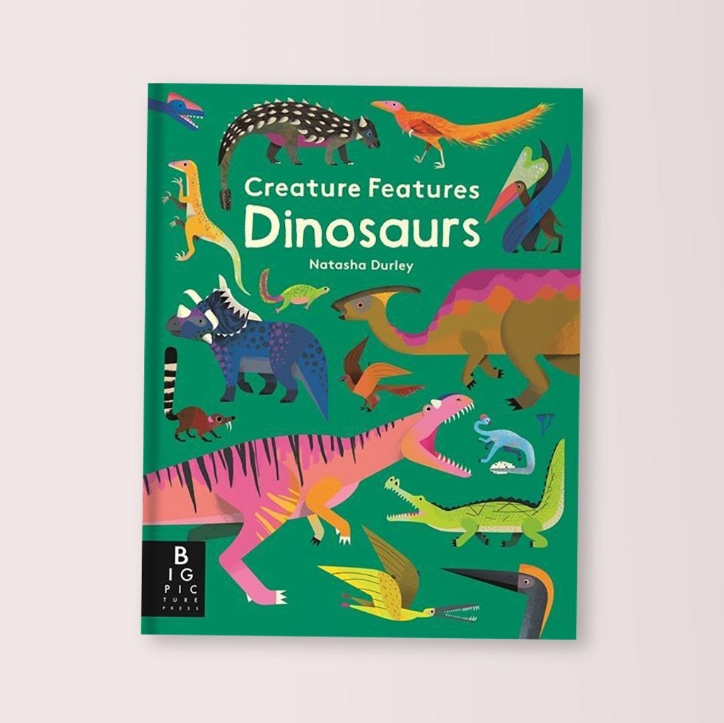 Creature Features Dinosaurs by Natasha Durley - Large Board Books, photo 1 of 5