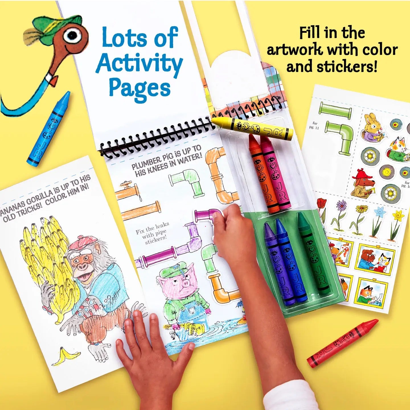 Richard Scarry’s Busy World Art on the Go - Kids Travel Art Supplies, photo 2 of 3