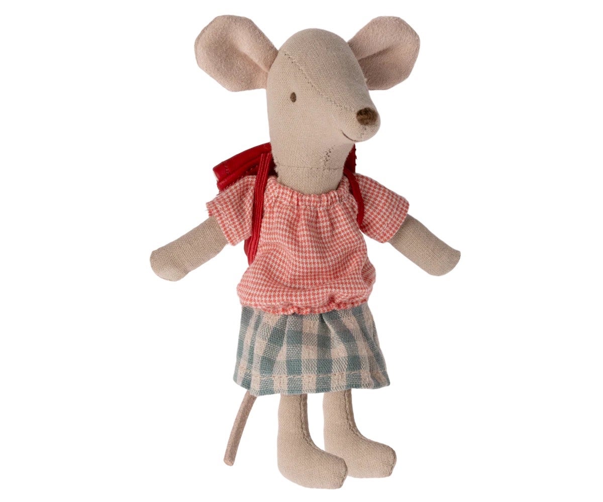 Big Sister Tricycle Mouse - Red - Maileg, photo 1 of 3