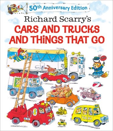 Richard Scarry's Cars and Trucks and Things That Go 50th Anniversary Edition- Hardcover, photo 1 of 2