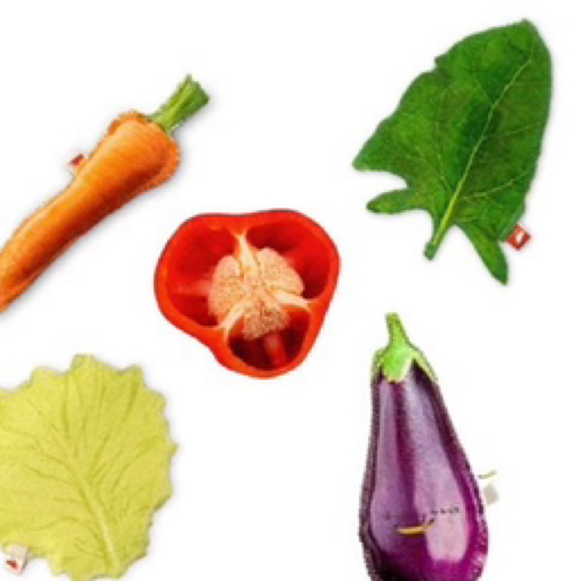 Eat Your Veggies Jr -Play Food Set by Teeny Tiny Market - Handmade in Colombia, photo 2 of 2