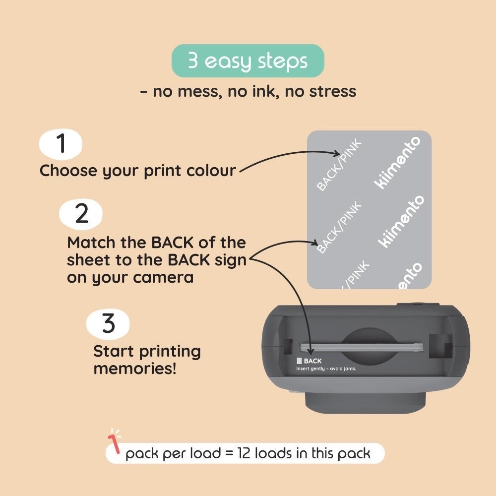 Ink Free Print Packs - Kiimento (For Model P2 Instant Print camera), photo 4 of 4