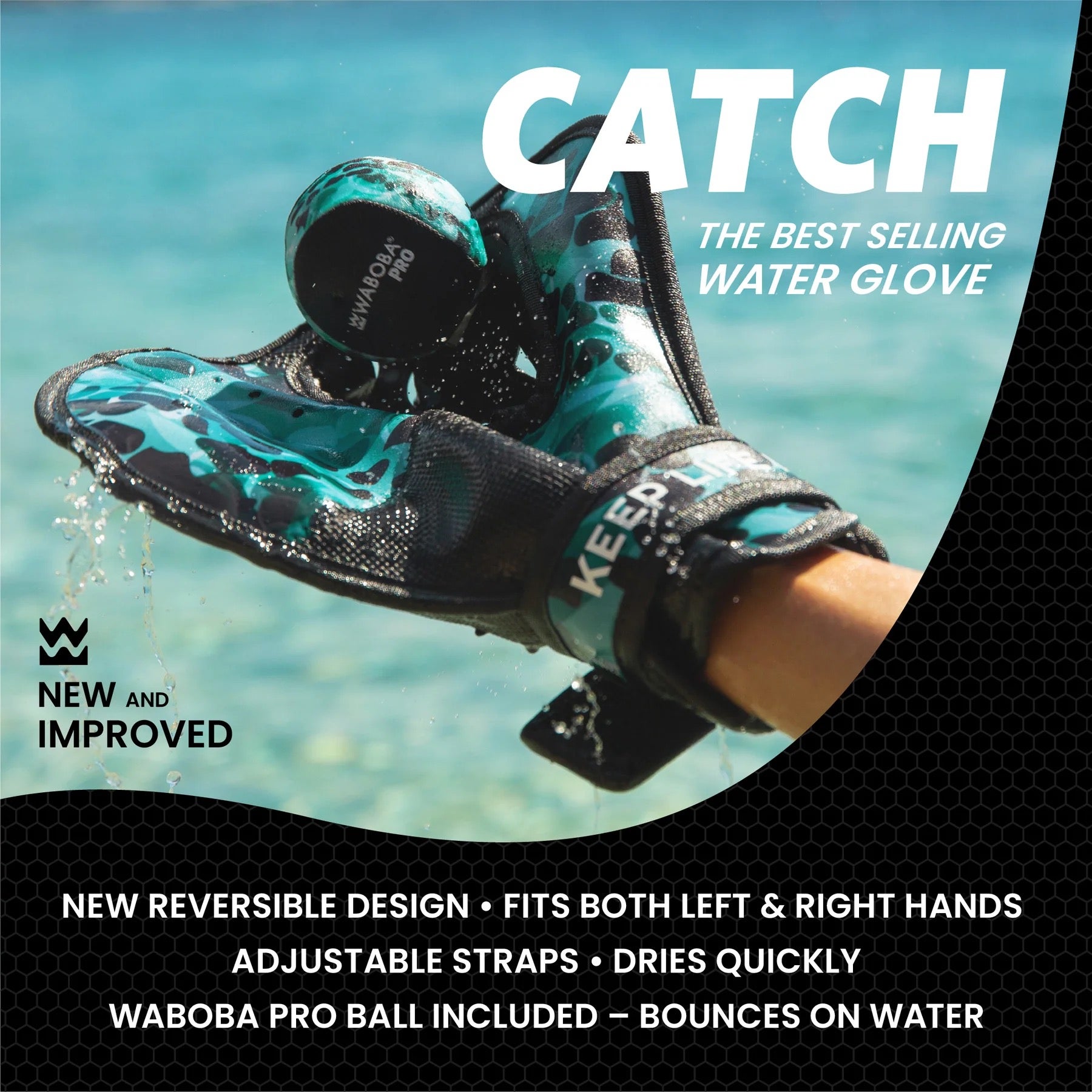 Catch Water Glove and Ball - Waboba, photo 3 of 3