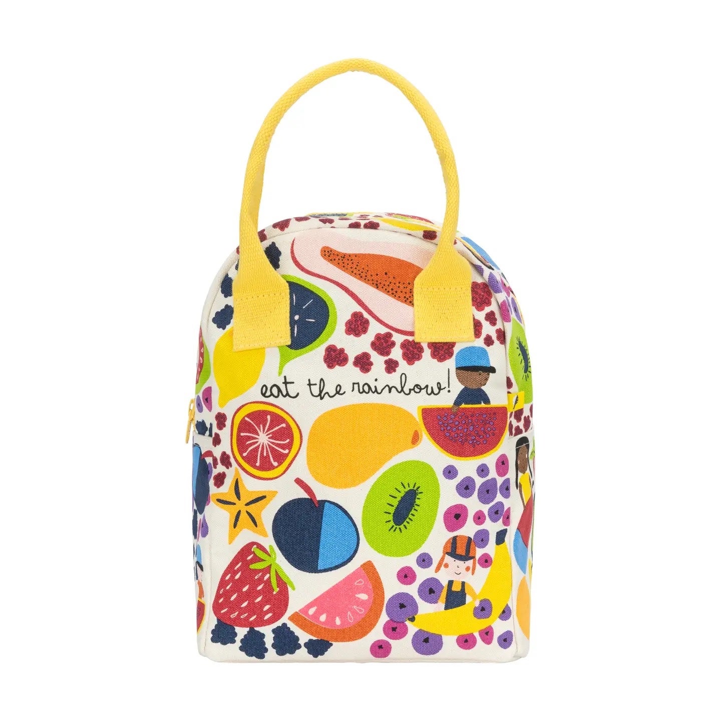 Eat the Rainbow - zipper lunch bag - fluf, photo 1 of 5