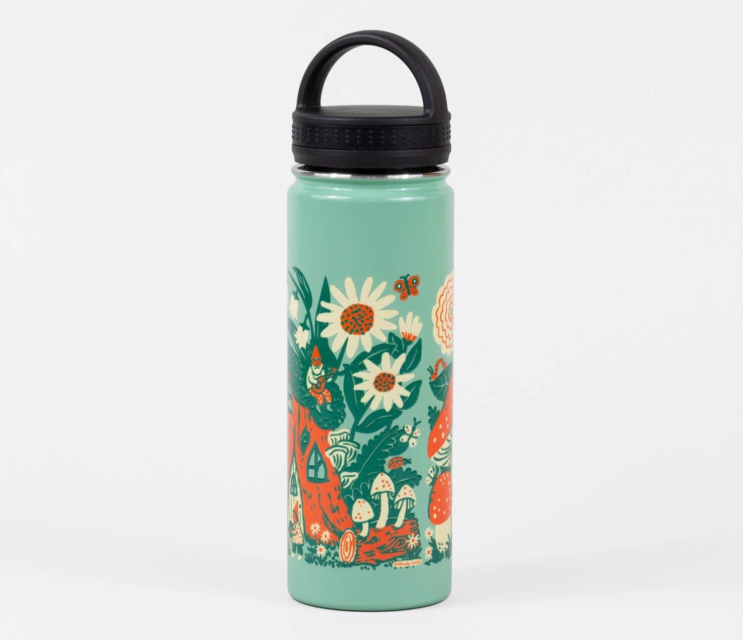 Blossom Village Metal Water Bottle - Phoebe Wahl, photo 3 of 3