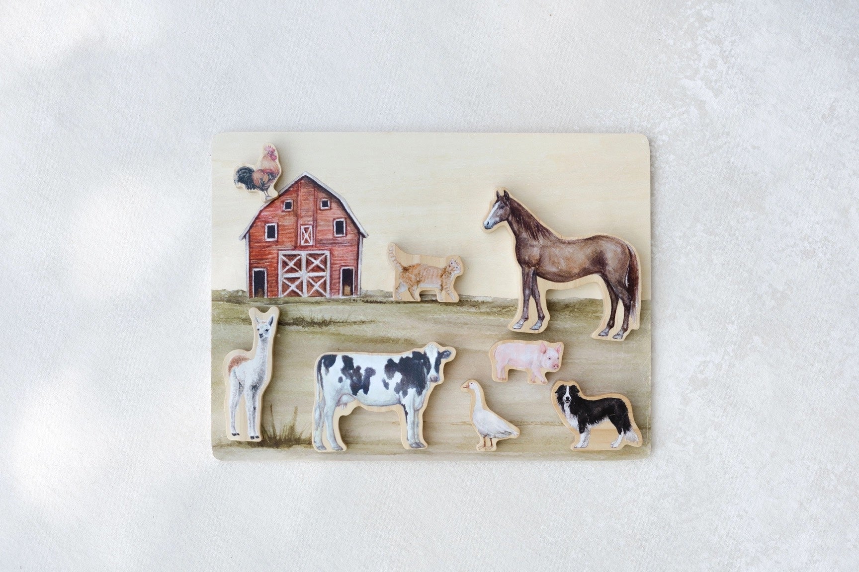 Farm Animals Chunky Wooden Puzzle - Tabitha Paige, photo 3 of 5