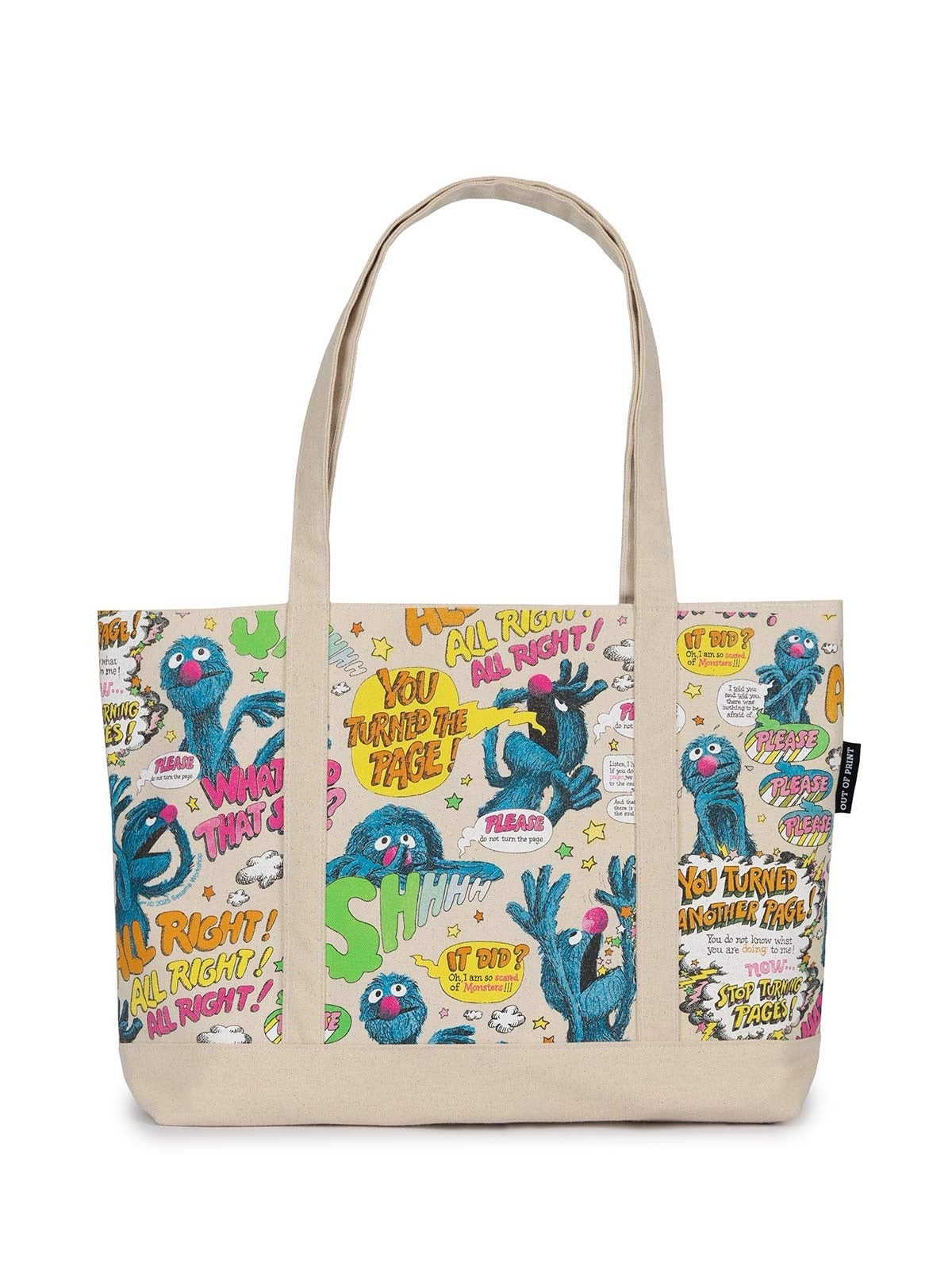 Monster at the End of the Book Grover Large Boat Tote - Out of Print