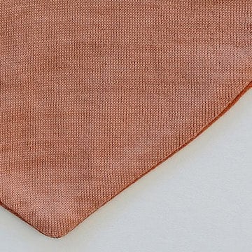 Rust Bandana Bibs - Set of 2 - Merino wool & Organic Cotton Sides - Woolino, photo 3 of 6