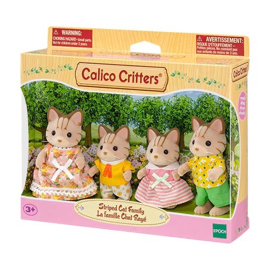 Striped Cat Family - Calico Critters, photo 2 of 2