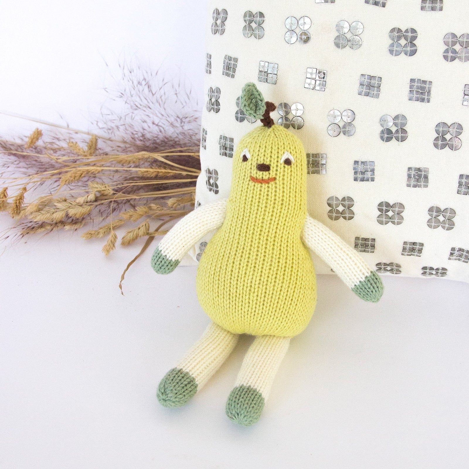 Pear Rattle - 100% Cotton - Blabla, photo 2 of 3