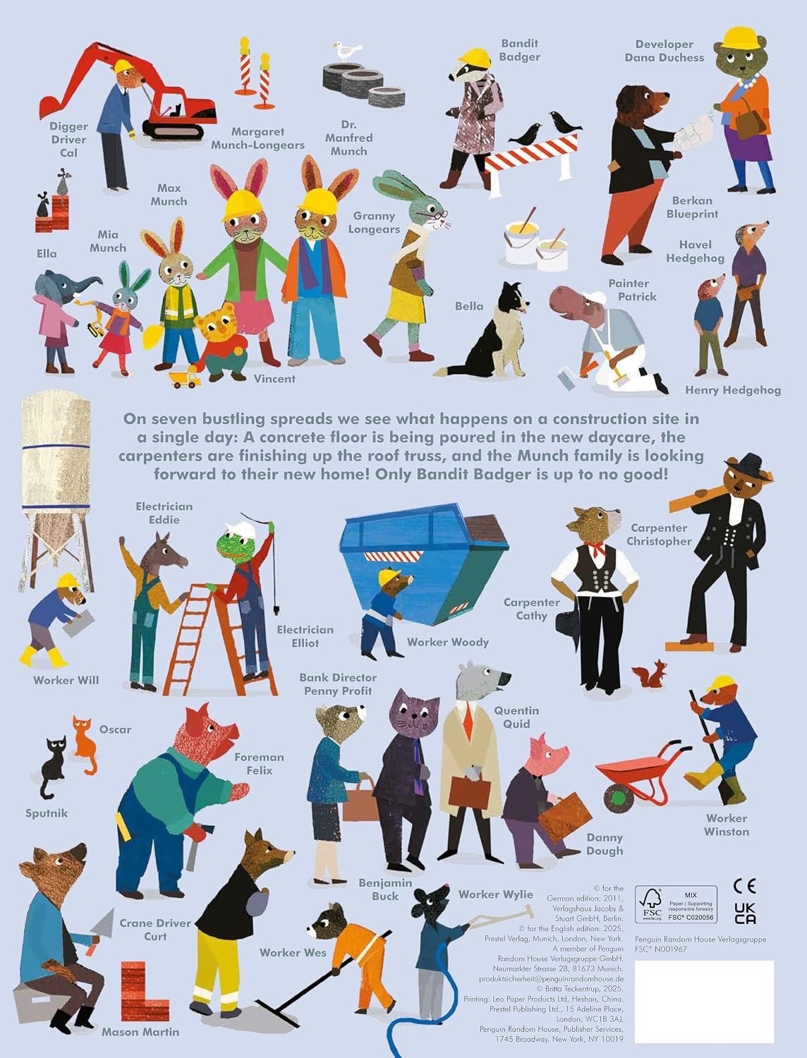 A Day on Fluffyville Construction Site - Board Book, photo 3 of 3