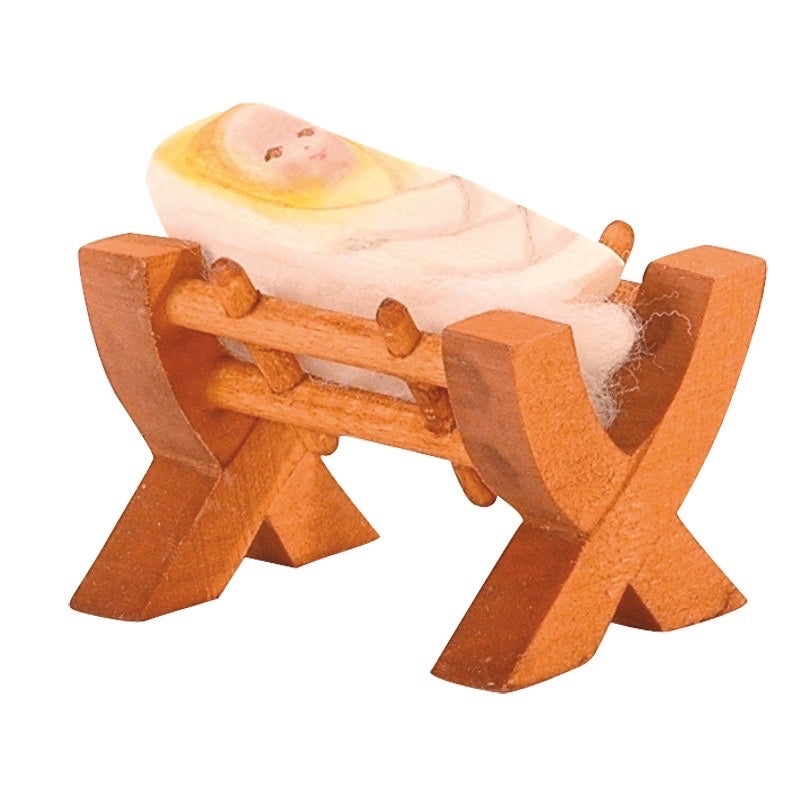 Crib with Child II - for Nativity - Ostheimer 42115, photo 1 of 4