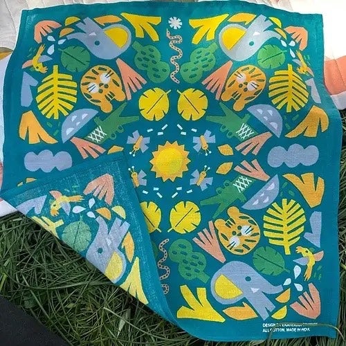 Frandanas - Kids 14” Bandana by Ekaterina Trukhan - Bandana of the Month Club, photo 3 of 5