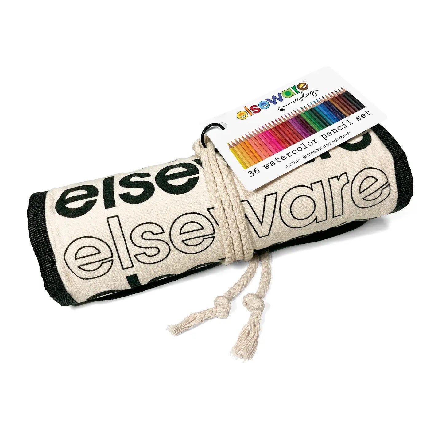 Watercolor Pencil Set of 36 in Canvas Rollup - Eco-Kids, photo 4 of 5