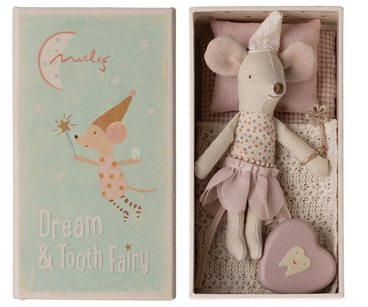 Tooth Fairy Mouse, Little Sister, in Box -Maileg, photo 1 of 2