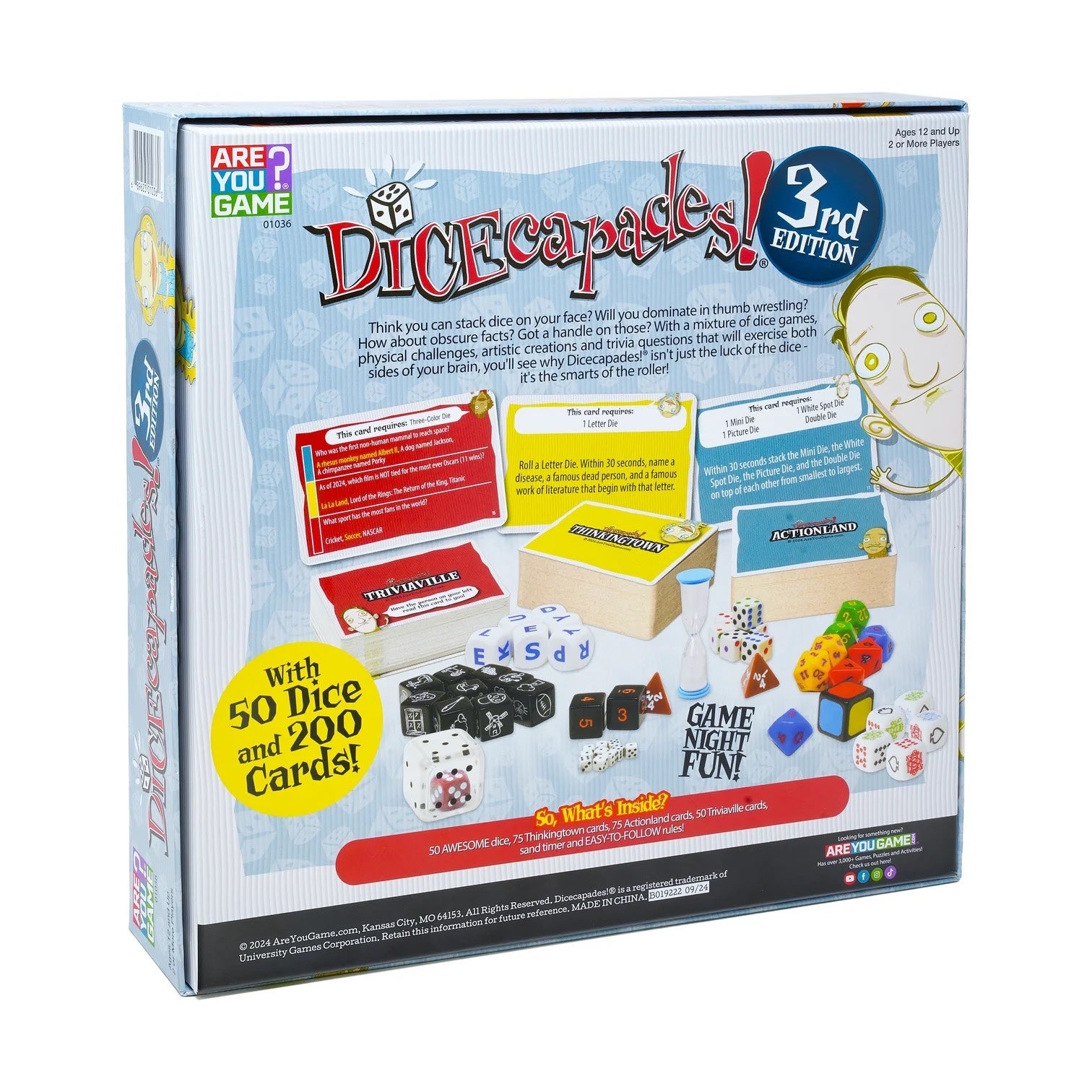 Dicecapades! 3rd Edition Board Game - Are You Game?, photo 2 of 5