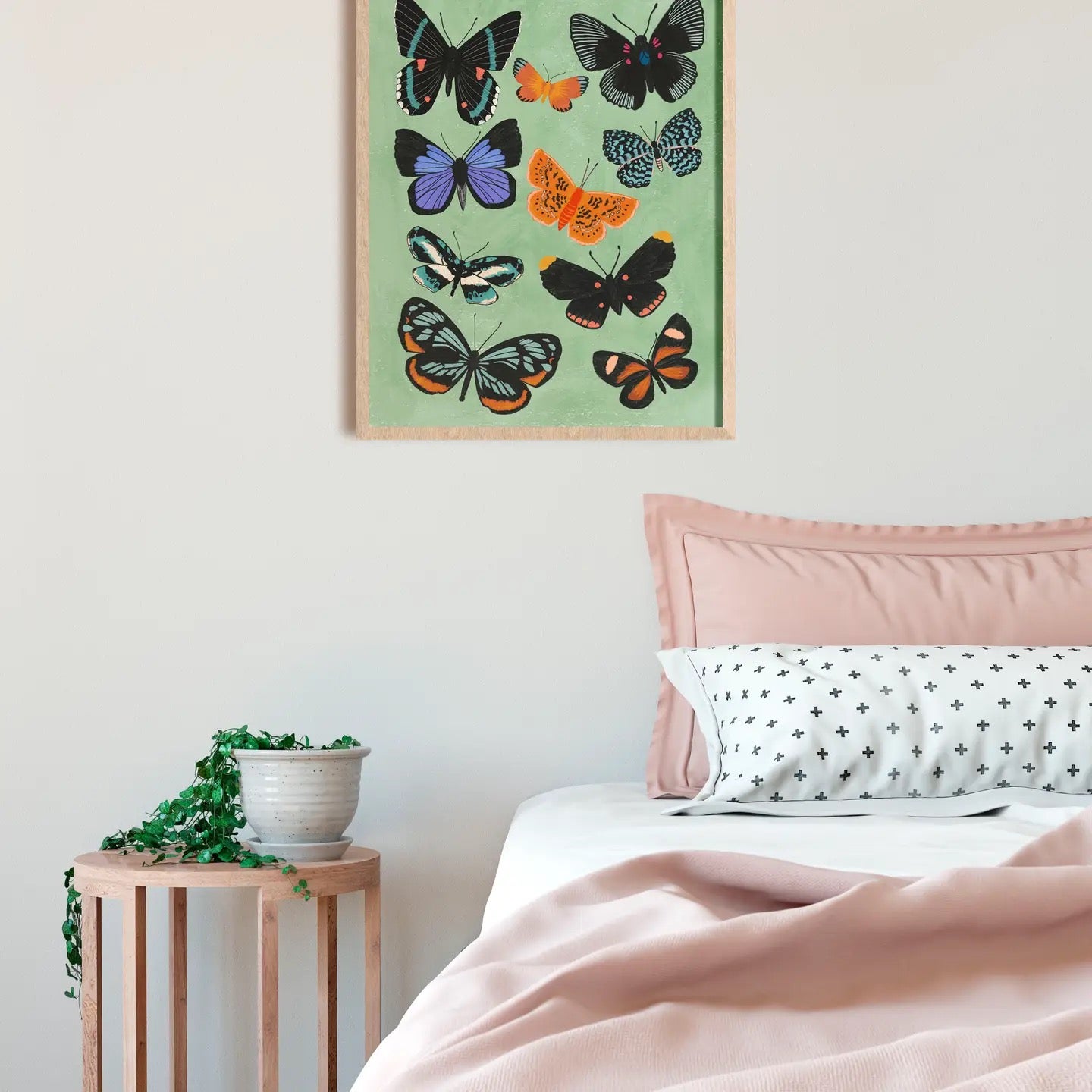 Butterfly Chart Art Print - 11 x 14 - Dream Folk Studio - Made in USA, photo 2 of 2
