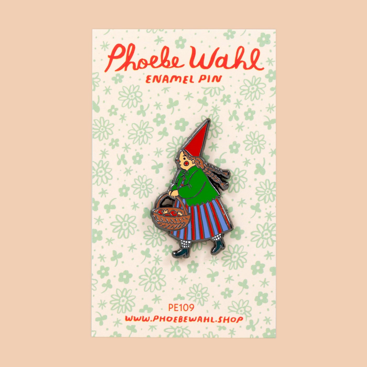 Little Witch Hazel Enamel Pin - Phoebe Wahl, photo 1 of 2
