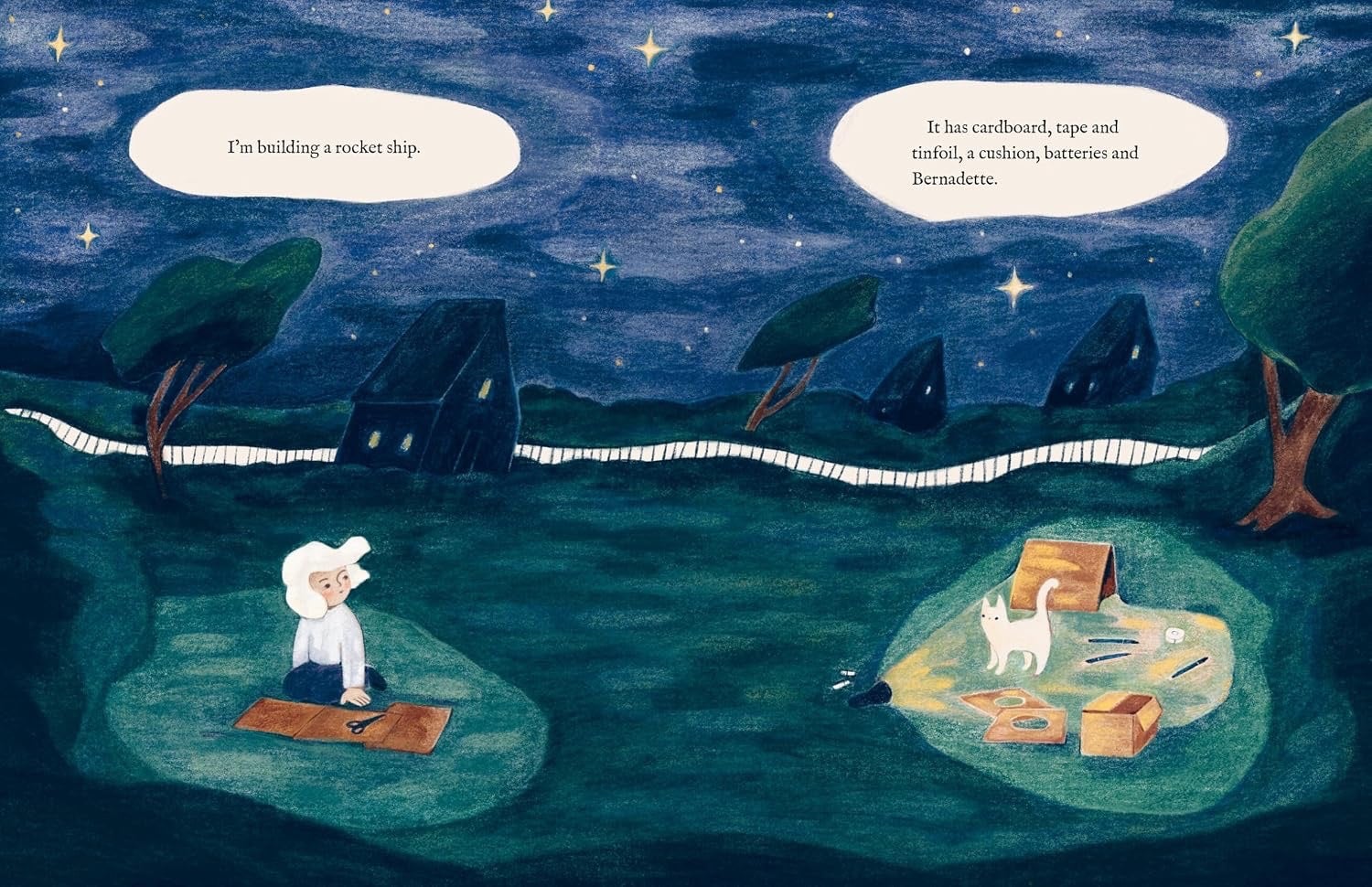 I Built a Rocket Ship by Anna Lazowski - Hardcover (Grief - 4-8yrs), photo 4 of 4