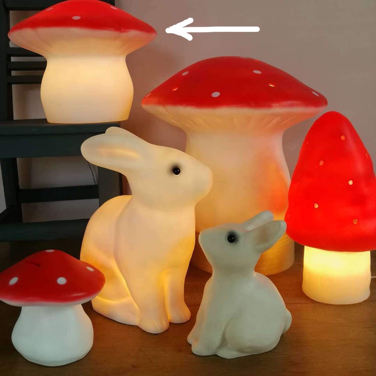 Medium Mushroom Lamp - Egmont, photo 7 of 7