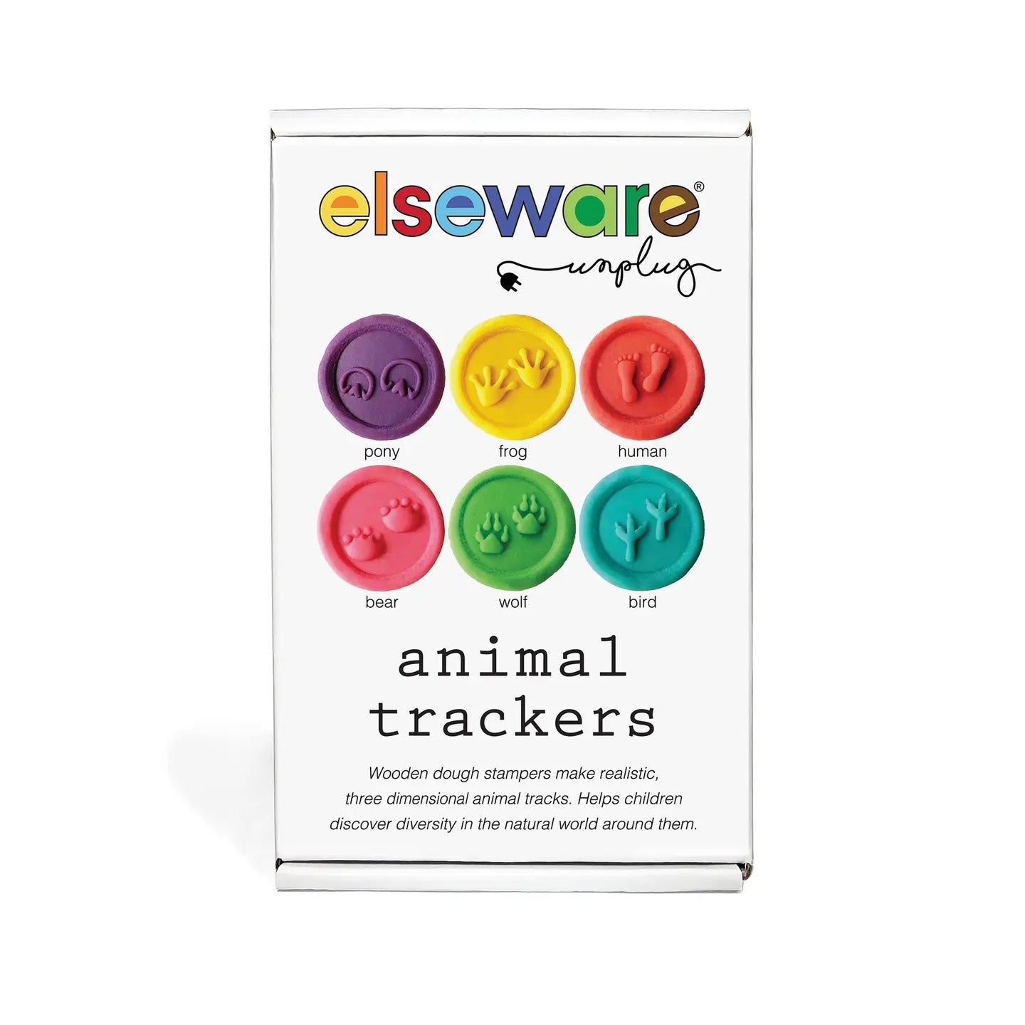Animal Trackers - Wooden Dough Stampers - Eco-Kids, photo 2 of 5