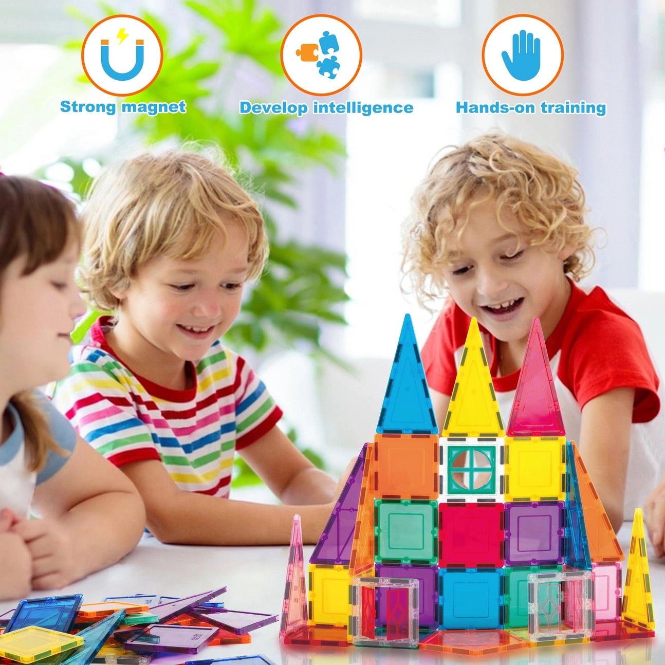 36 Piece Construction Magnetic Tile Set - Picasso Tiles, photo 5 of 7