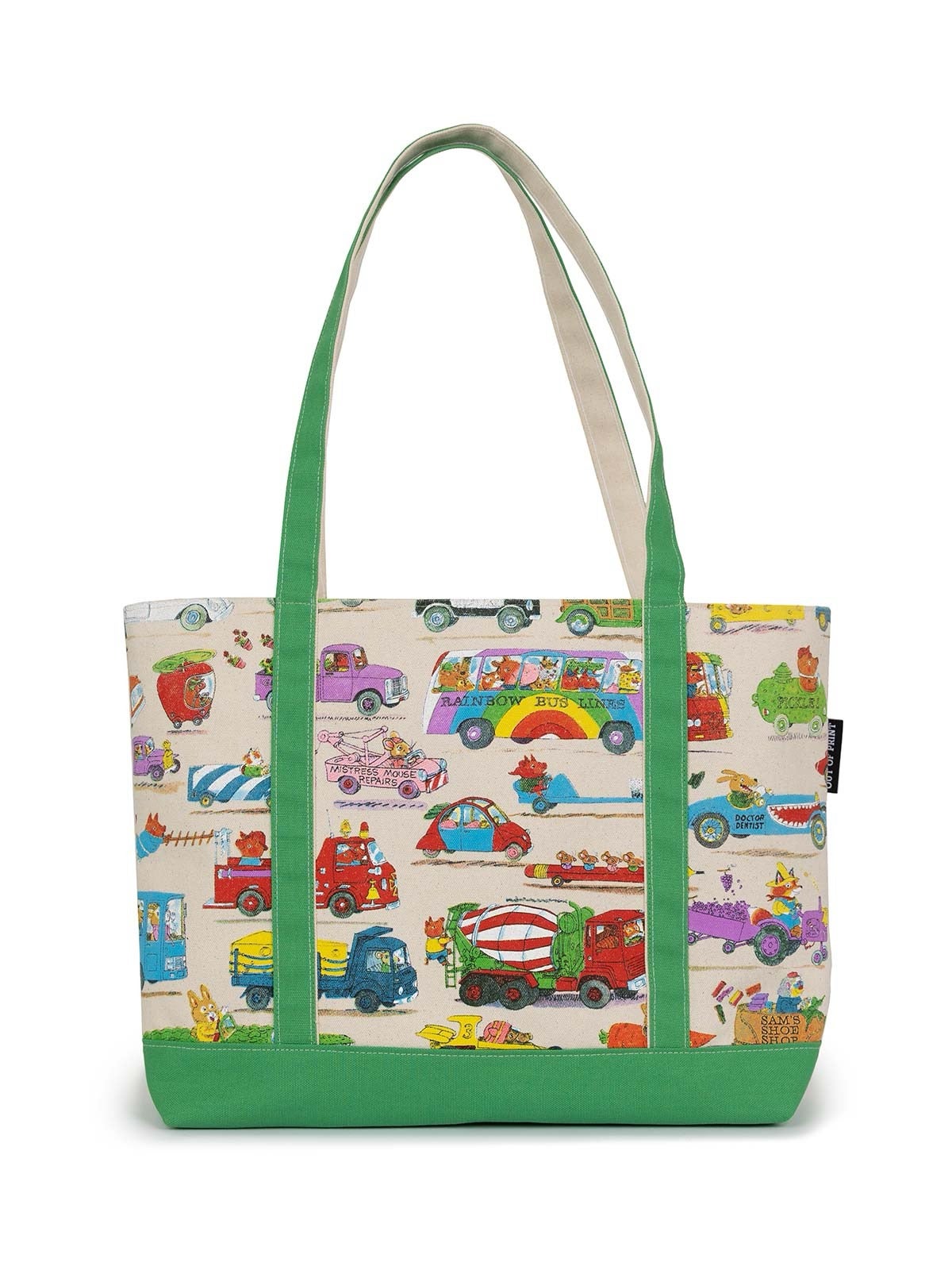 Richard Scarry Cars and Trucks Large Boat Tote Bag - Out of Print, photo 3 of 3