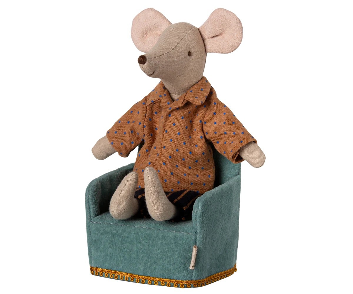 Folding Chair (mouse, Mint) by Maileg, photo 3 of 3
