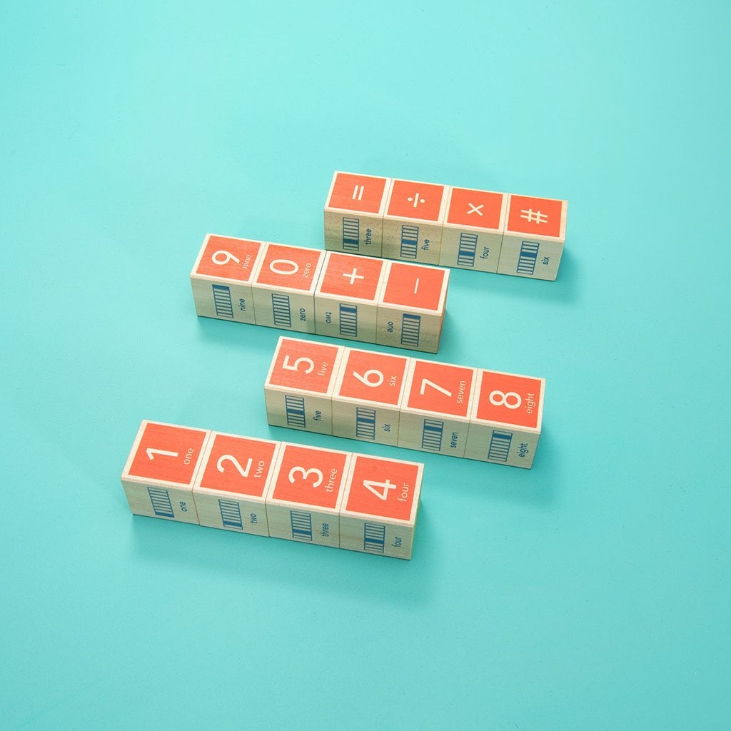 Uncle Goose Braille Math Blocks, photo 3 of 3
