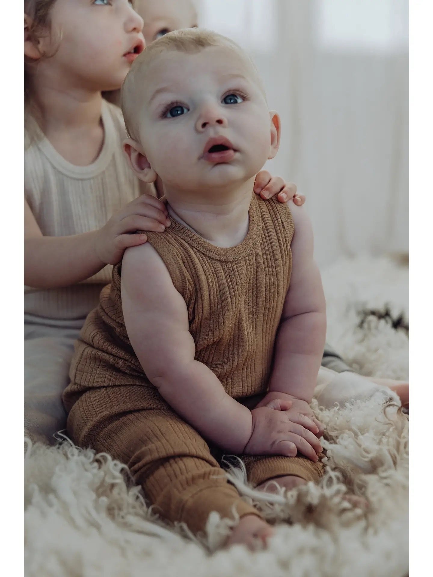 Merino Wool Singlet - Fawn - Finch & Fable, photo 2 of 2