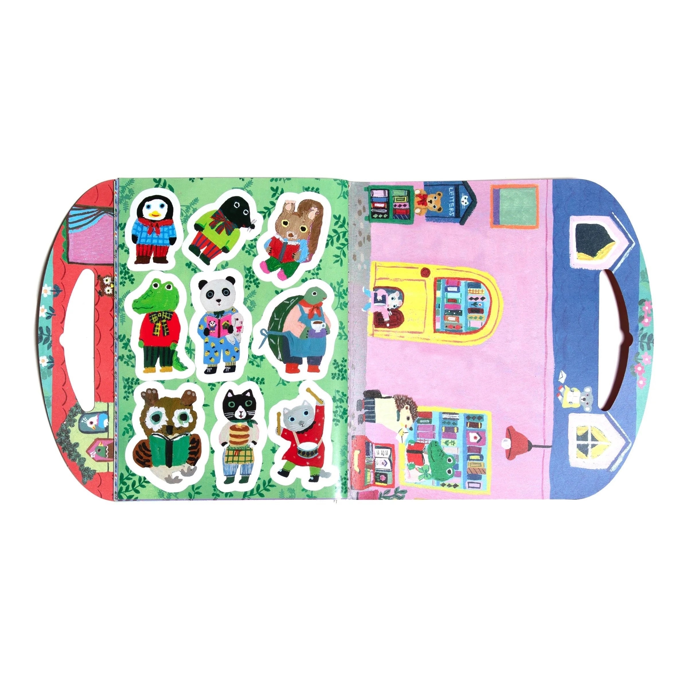 Cat’s Apartment Stickers - Yumi Kitagishi - eeBoo, photo 2 of 3