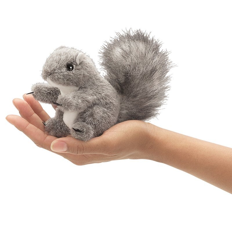 Mini Gray Squirrel Puppet - Folkmanis, photo 1 of 2