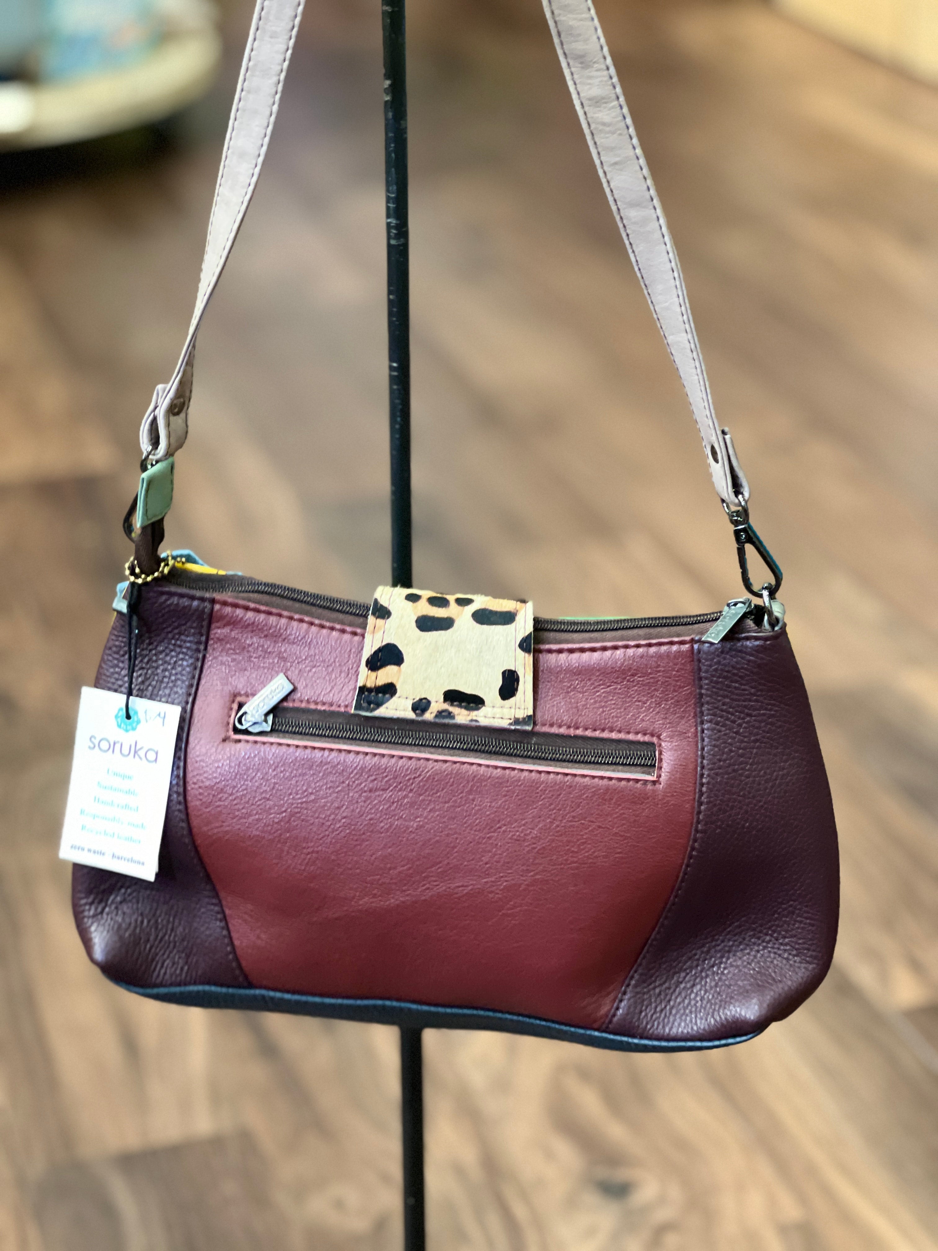 Amanda Crossbody Bag - Soruka Sustainable, Handcrafted Leather - 81084, photo 3 of 5