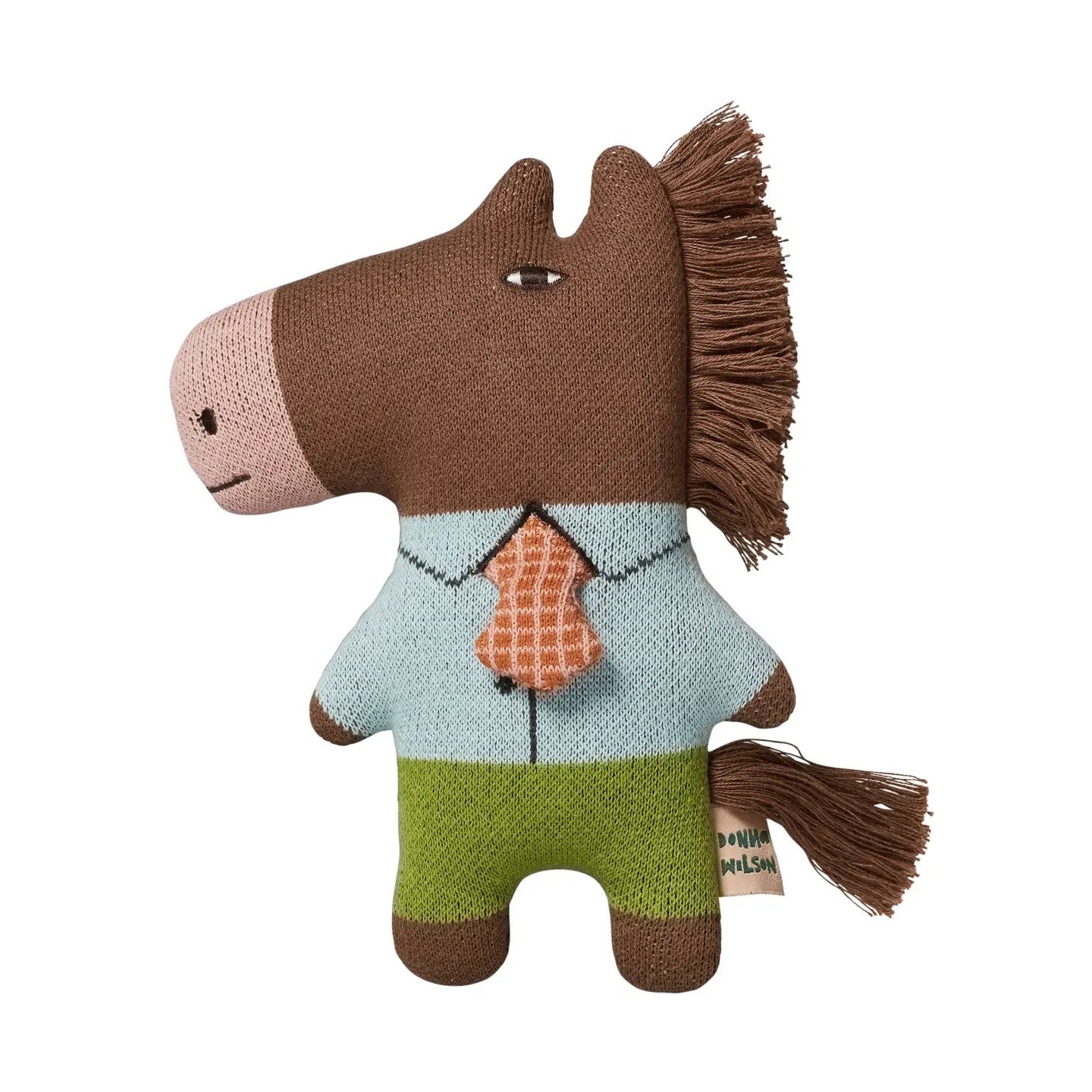 Danny Donkey - Organic Cotton Wee Ones Knit Animals - Donna Wilson Age 0+, photo 2 of 3