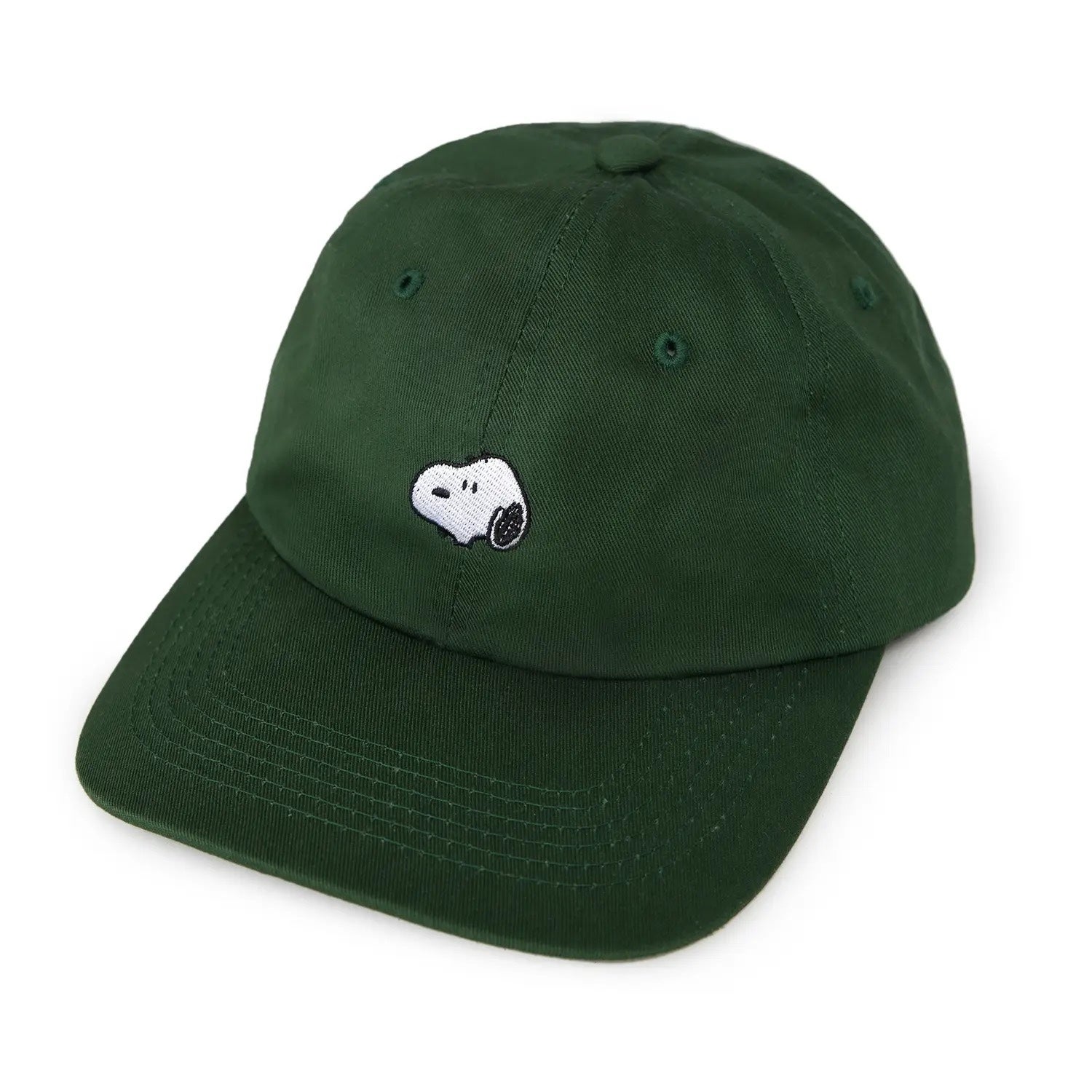 Snoopy Dad Hat - Peanuts - Forest Green - Three Potato Four, photo 1 of 3