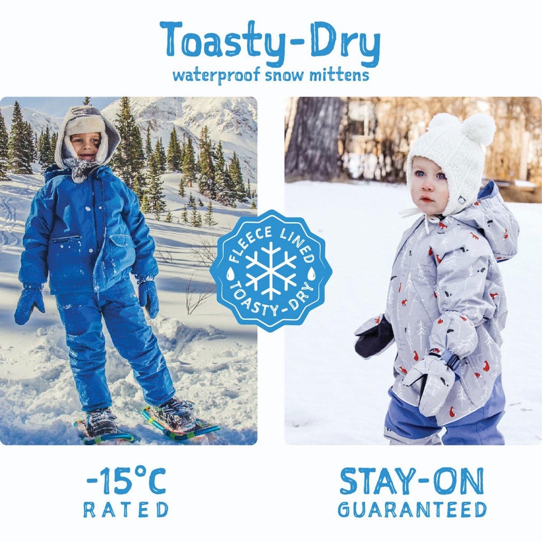 Toasty Dry Waterproof Mittens by Jan & Jul - Assorted Colors, photo 2 of 8