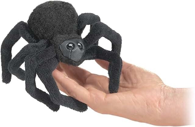 Mini Spider Finger Puppet - Folkmanis, photo 1 of 5