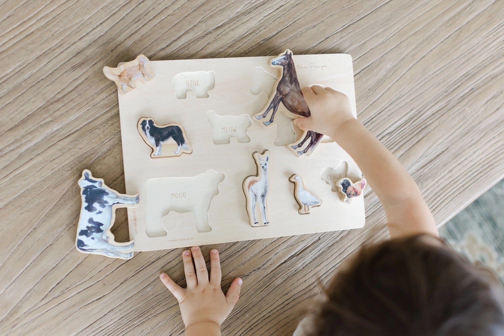 Farm Animals Chunky Wooden Puzzle - Tabitha Paige, photo 2 of 5
