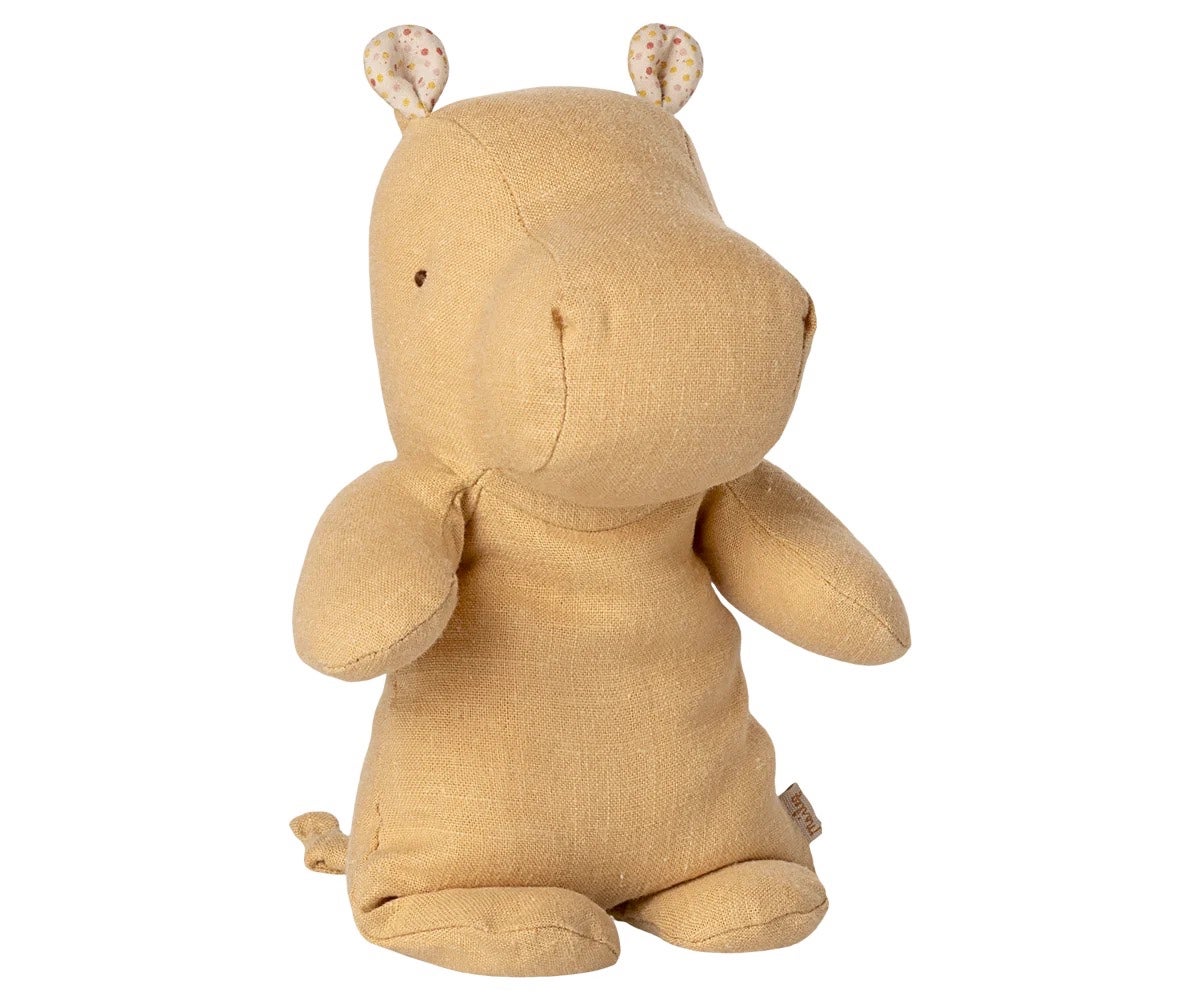 Small Hippo - Cream Yellow - Safari Friends - Maileg