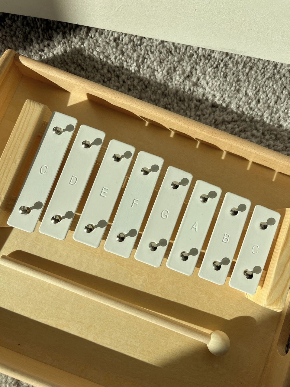 Minimalist Baby Xylophone - All Wooden Elements, photo 4 of 6