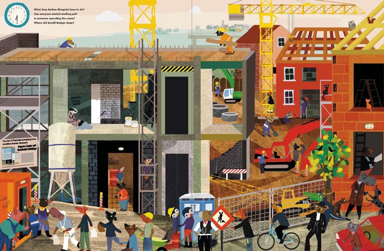 A Day on Fluffyville Construction Site - Board Book, photo 2 of 3