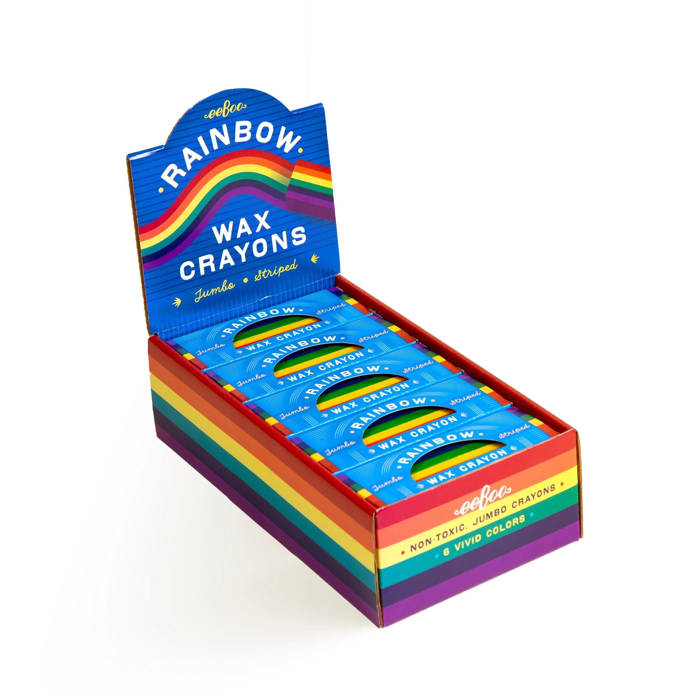 Rainbow Jumbo Wax Crayon - eeBoo, photo 4 of 4