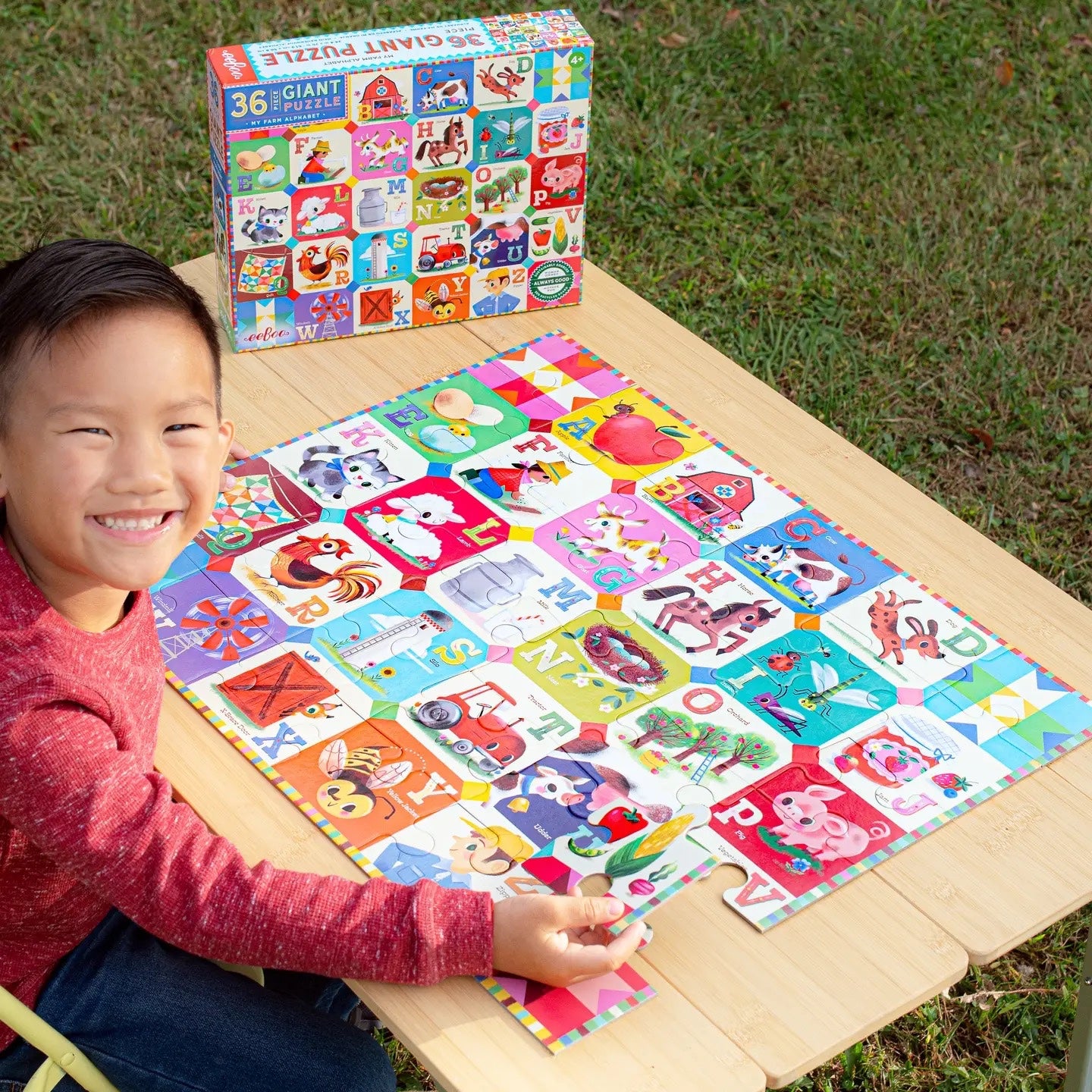 My Farm Alphabet 36 Piece Giant Puzzle - eeBoo, photo 3 of 3