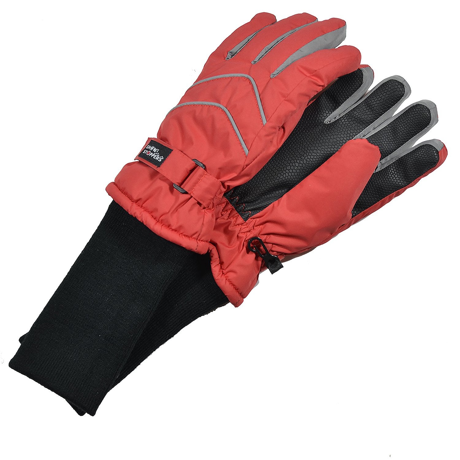 Snow Stoppers Waterproof Gloves- Size Large - Red, Navy or Black, photo 3 of 5