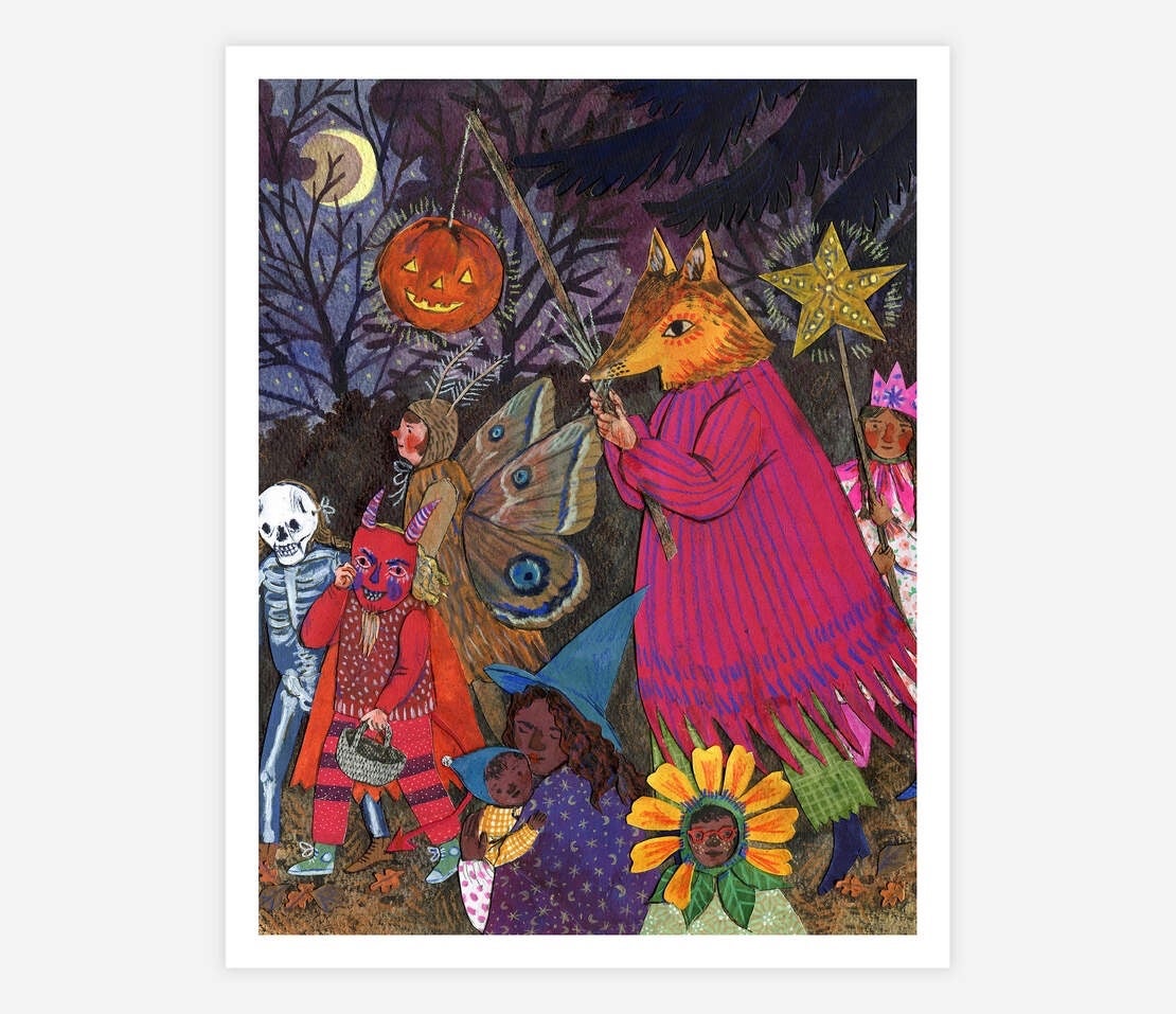 Halloween Parade Print 11x14 - Phoebe Wahl