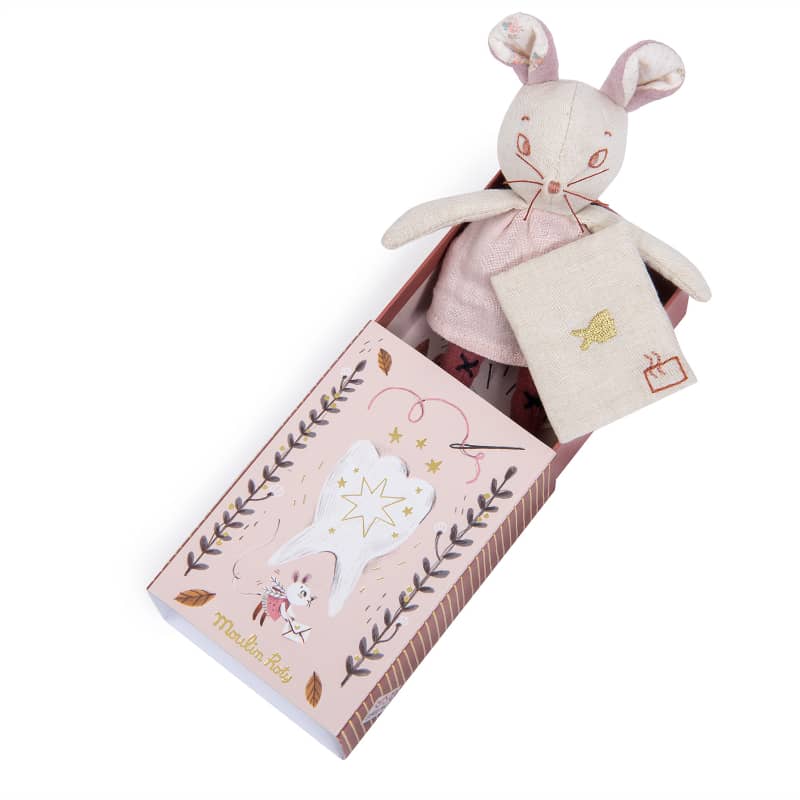Tooth Fairy Mouse with Souvenir Box - Moulin Roty, photo 5 of 7