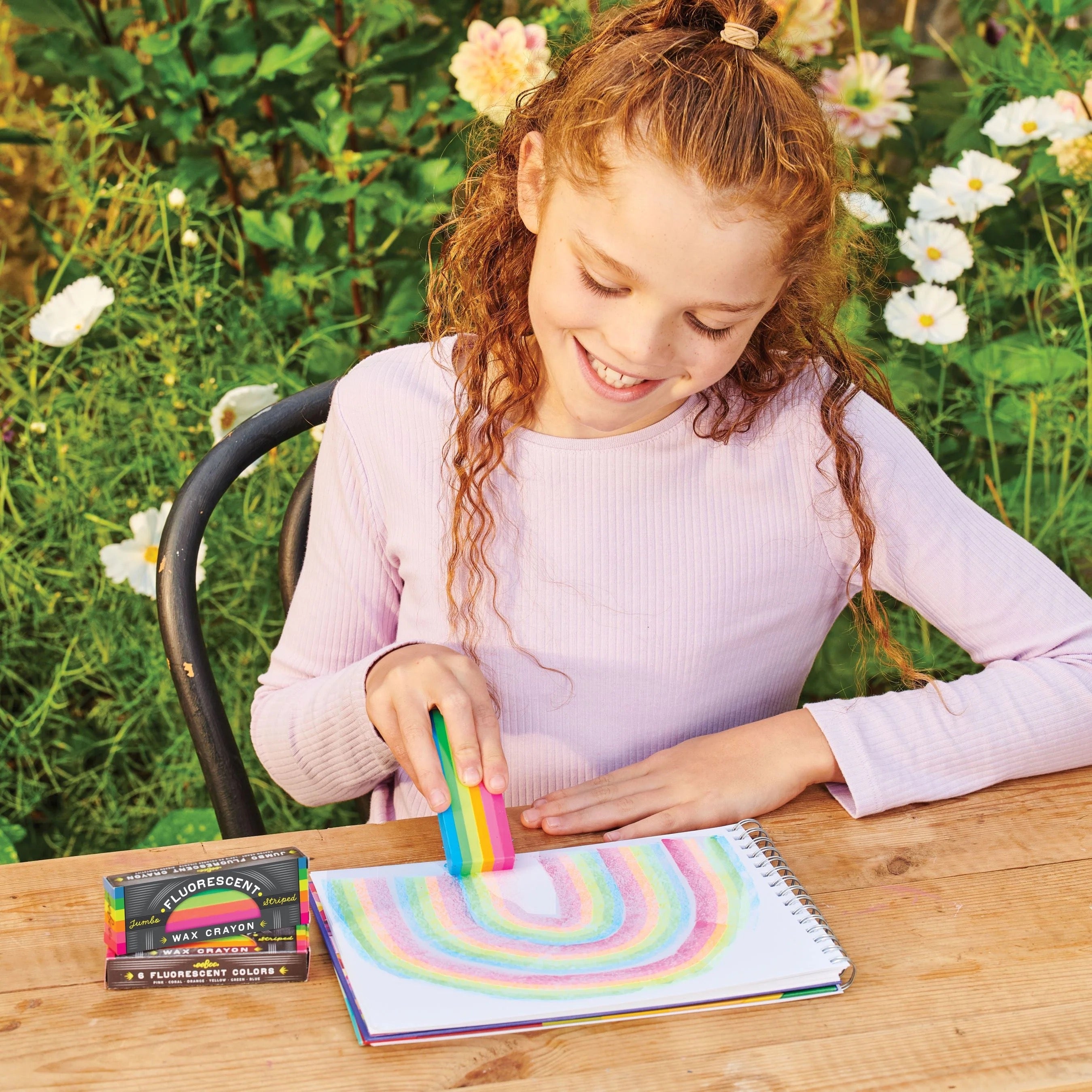 Fluorescent Jumbo Wax Crayon - eeBoo, photo 2 of 4