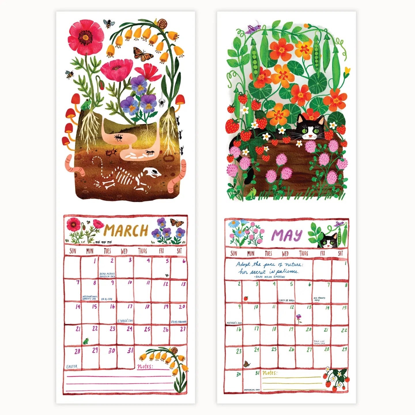 Garden Dreams Wall Calendar - Little Truths Studio, photo 4 of 4